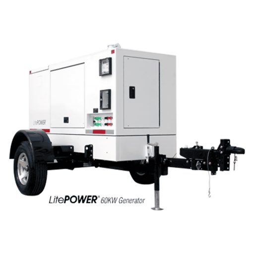 60kw Litepower Movie Quiet Towable Generator