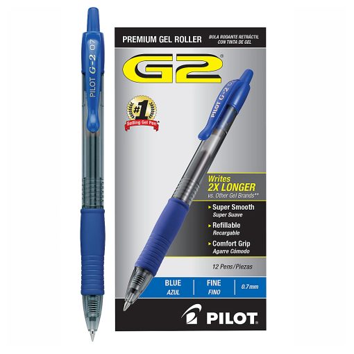 Pilot G2 Pens - Blue (12 Pack)