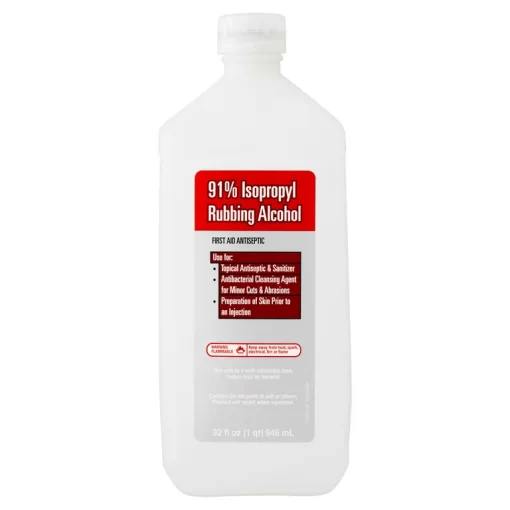 Rubbing Alcohol (90%) (32oz Bottle)