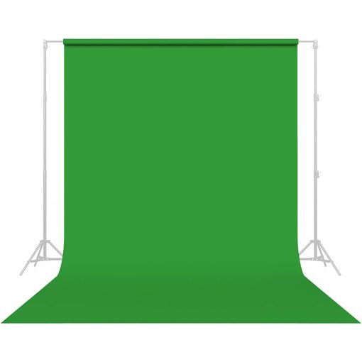 Seamless Backdrop Paper - 107" x 36' - Chroma Green