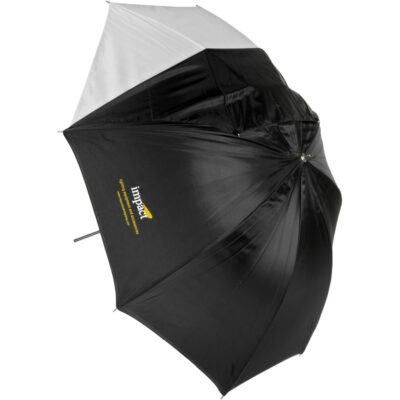 Impact 60" Convertible Umbrella (White with Removable Black Backing)